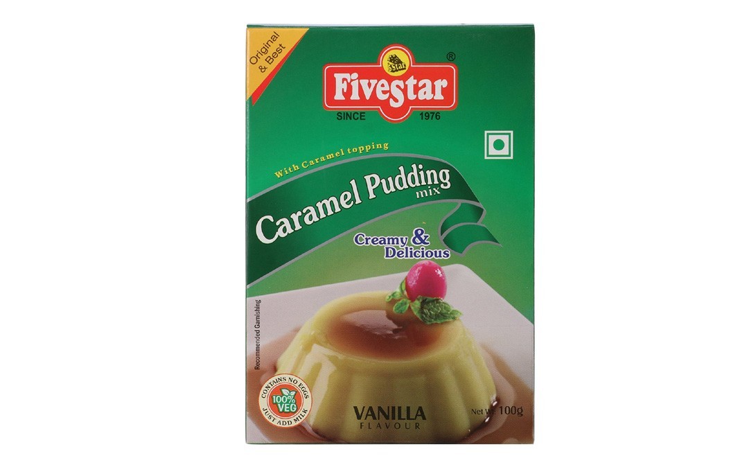 Five Star Caramel Pudding Vanilla Flavour   Box  100 grams